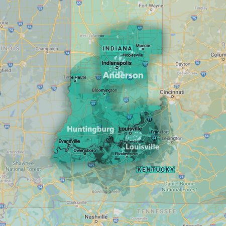 Superior Insealators Residential Service Map